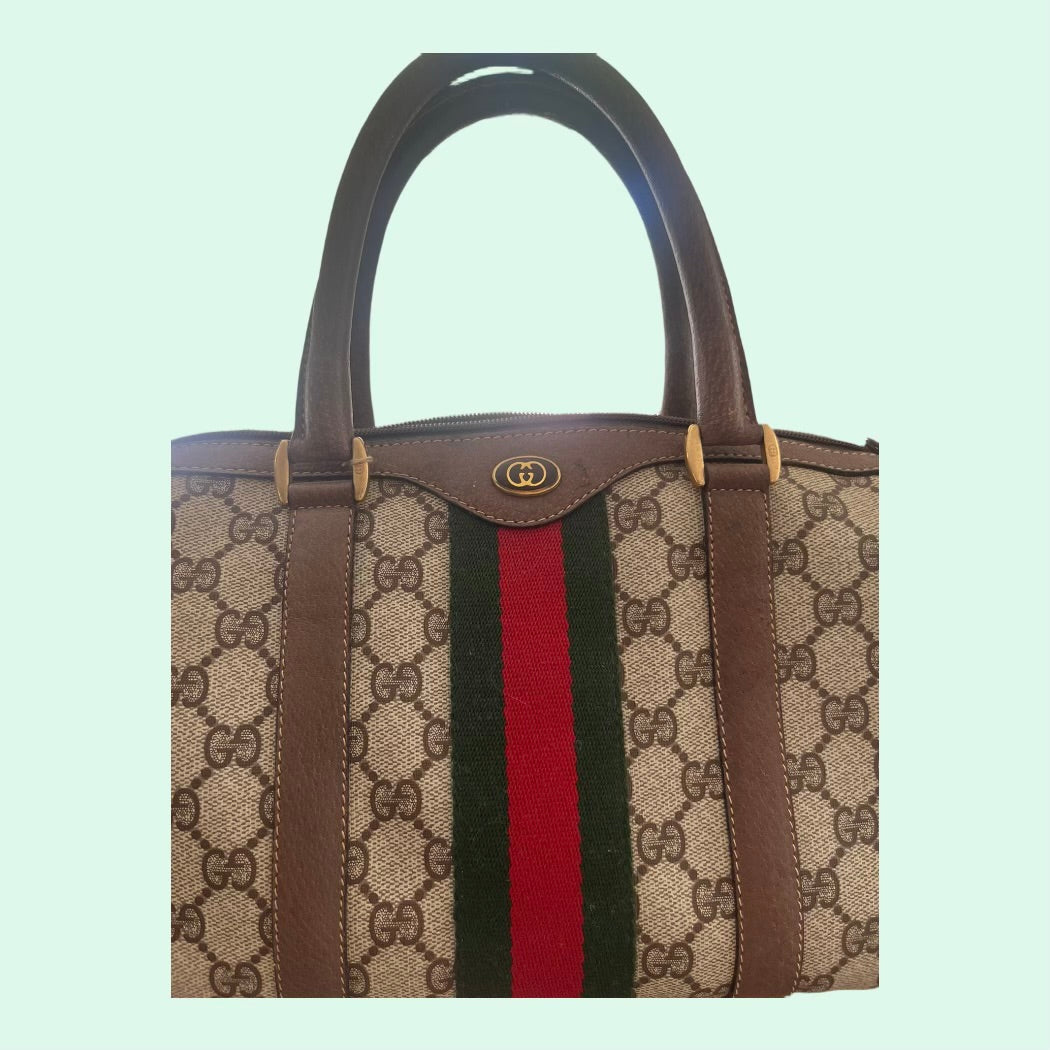 1990s Gucci Boston Handbag