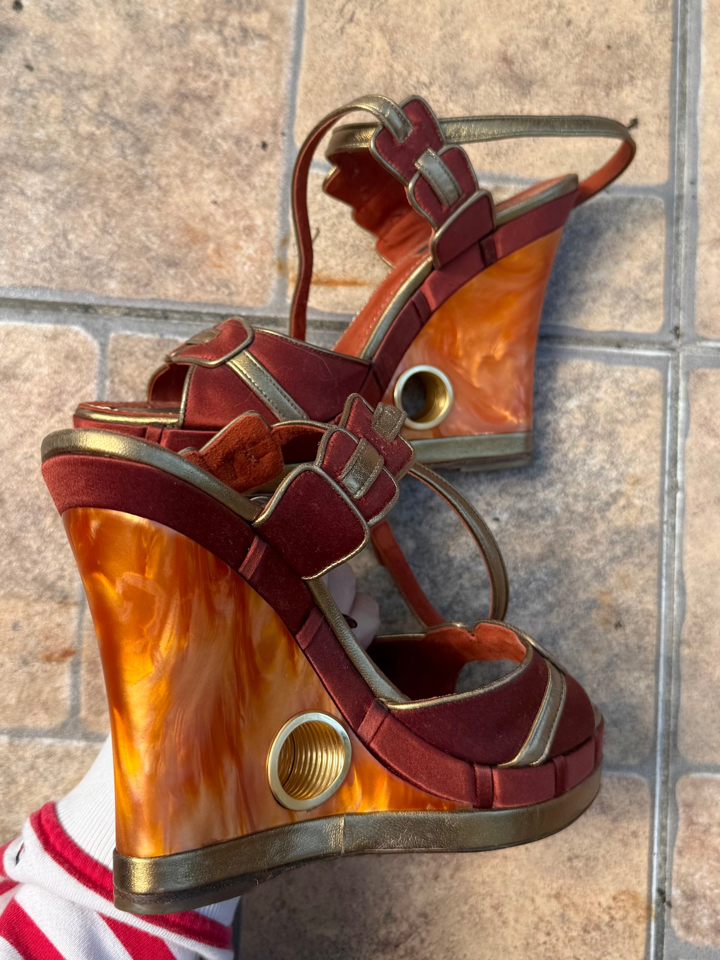 2004 Louis Vuitton Pompeii Wedge