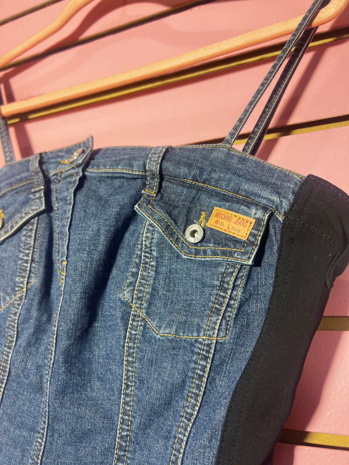Y2K Moschino Denim Corset
