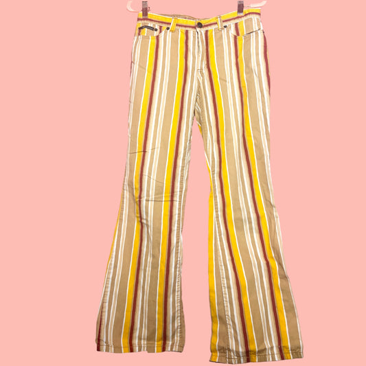 VTG DOLCE & GABBANA Stripped Flare Pants