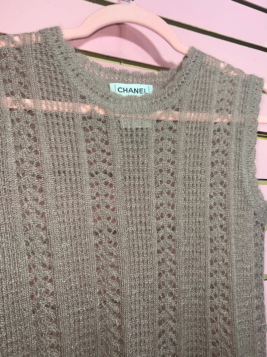 Authentic Chanel Mohair Vest