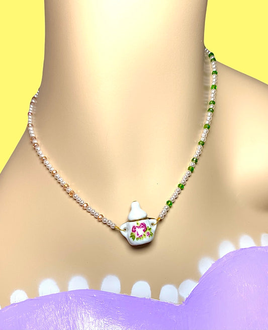 Dragon Pearl Tea Necklace
