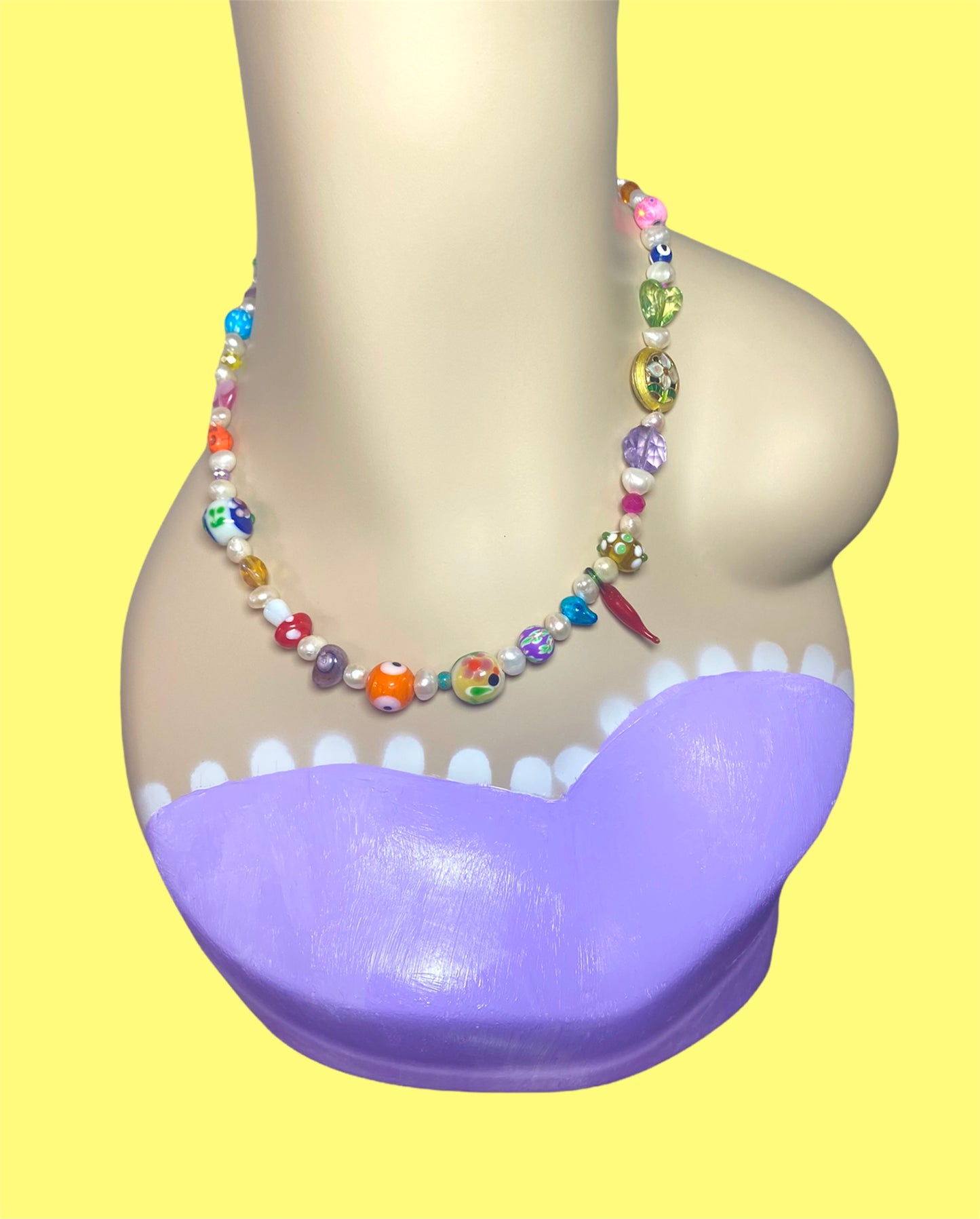 Janky Pearl Necklace