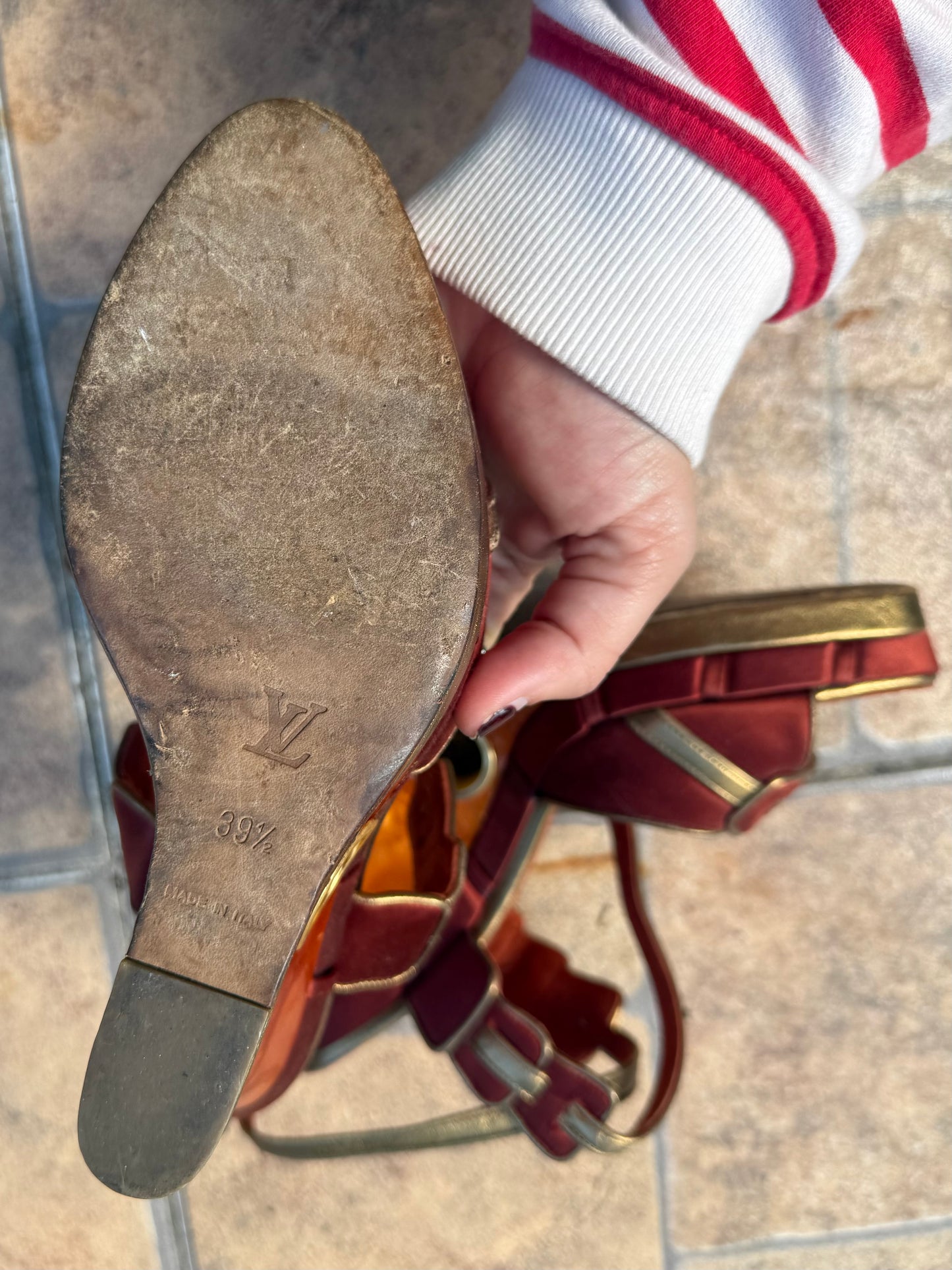 2004 Louis Vuitton Pompeii Wedge