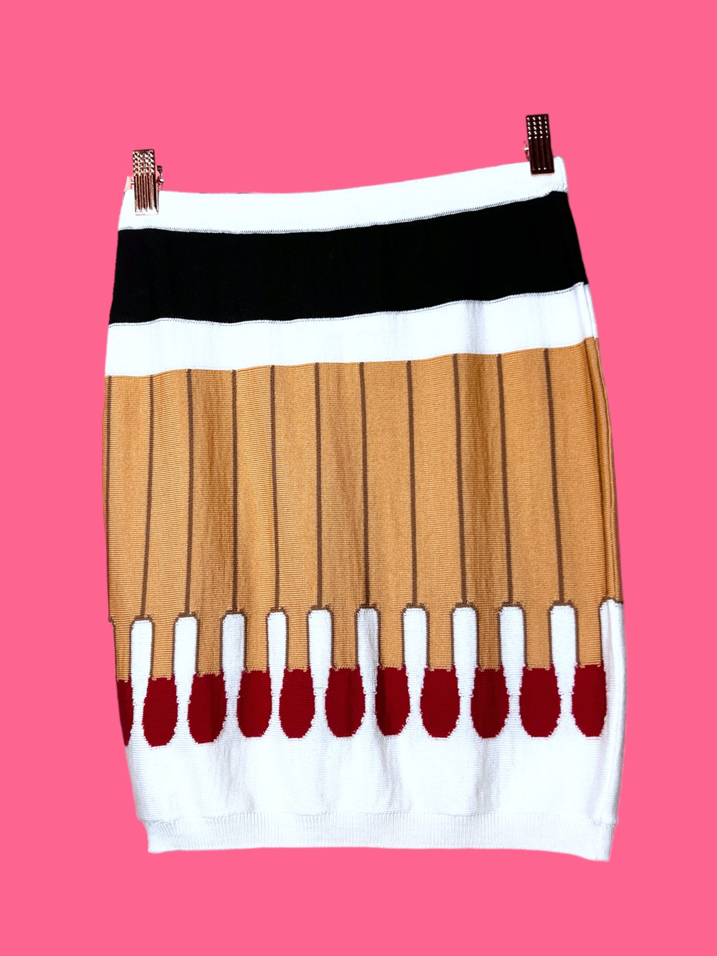 Moschino Knit Match Skirt