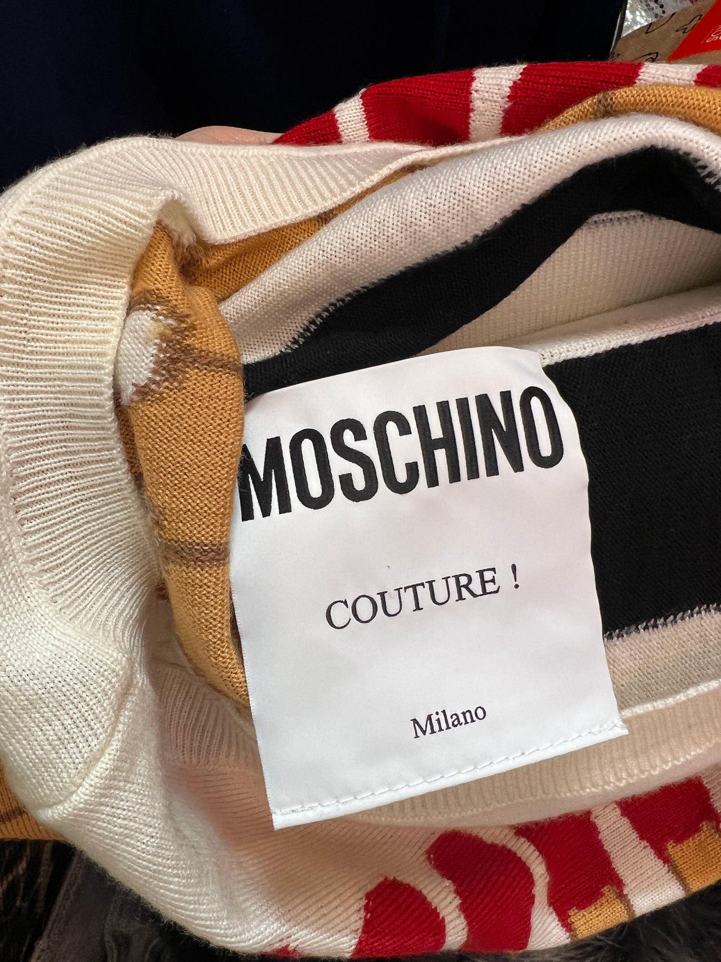Moschino Knit Match Skirt