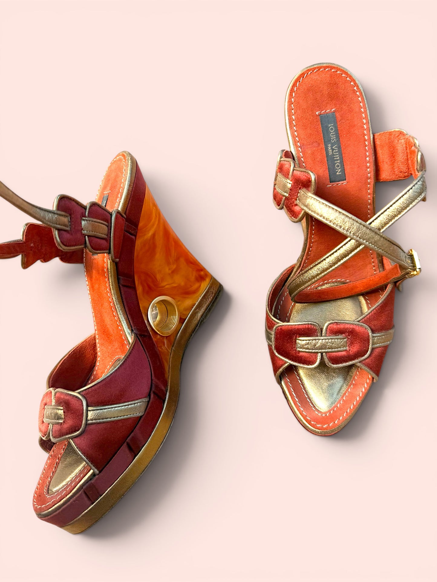 2004 Louis Vuitton Pompeii Wedge