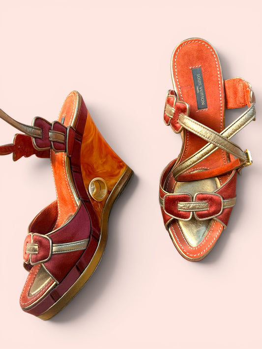 2004 Louis Vuitton Pompeii Wedge