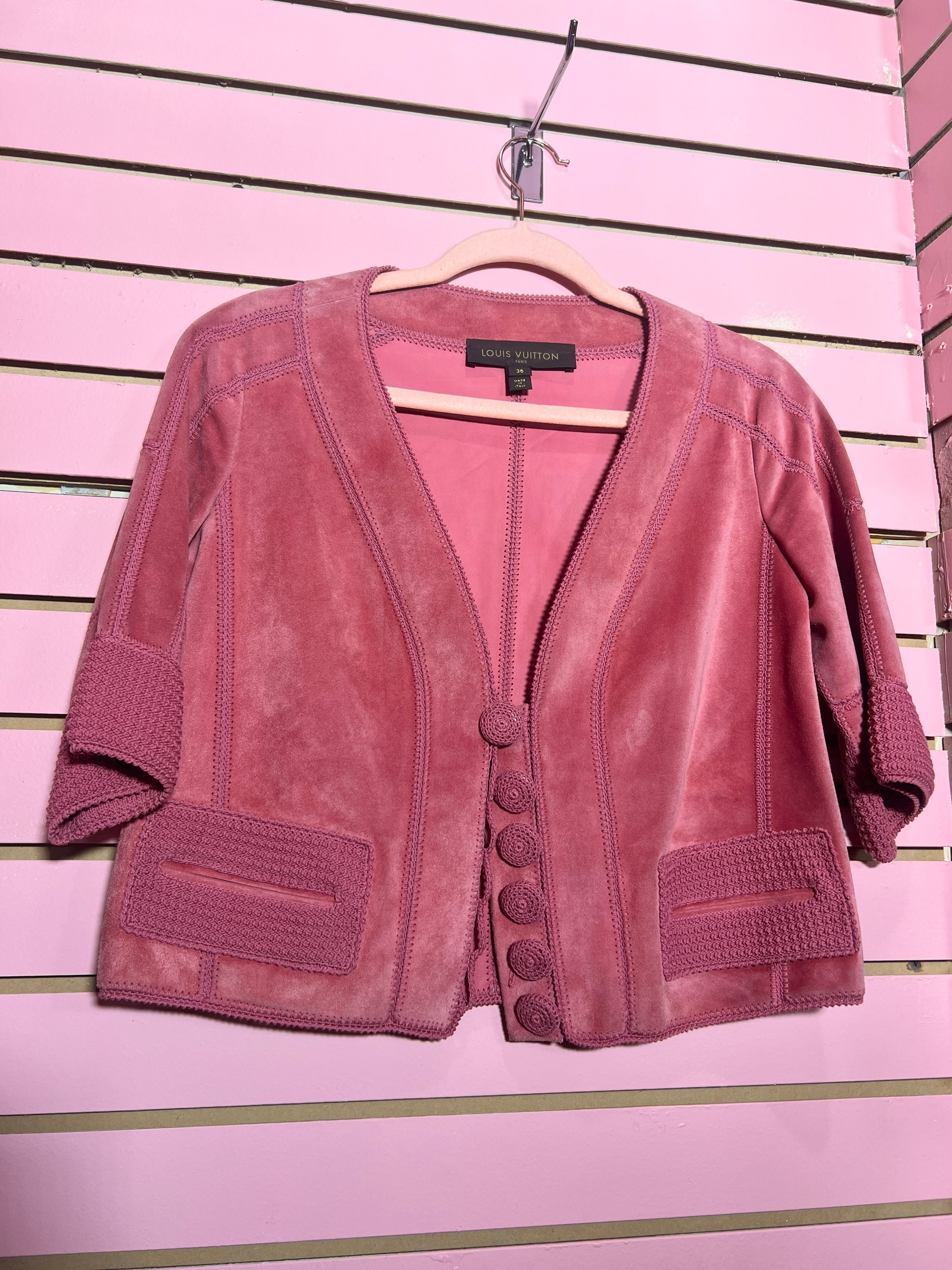 louis vuitton pink jacket