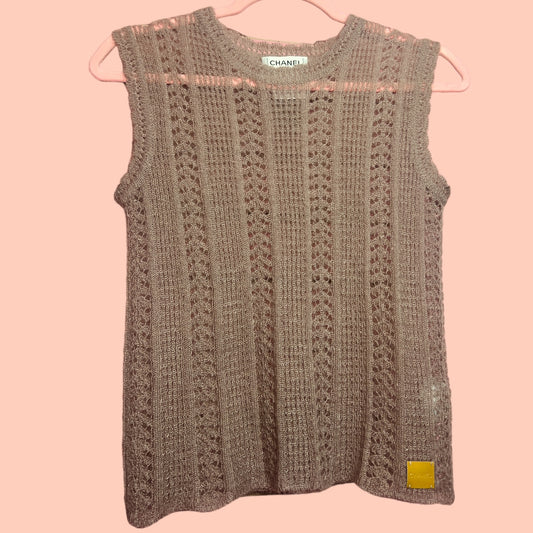 Authentic Chanel Mohair Vest