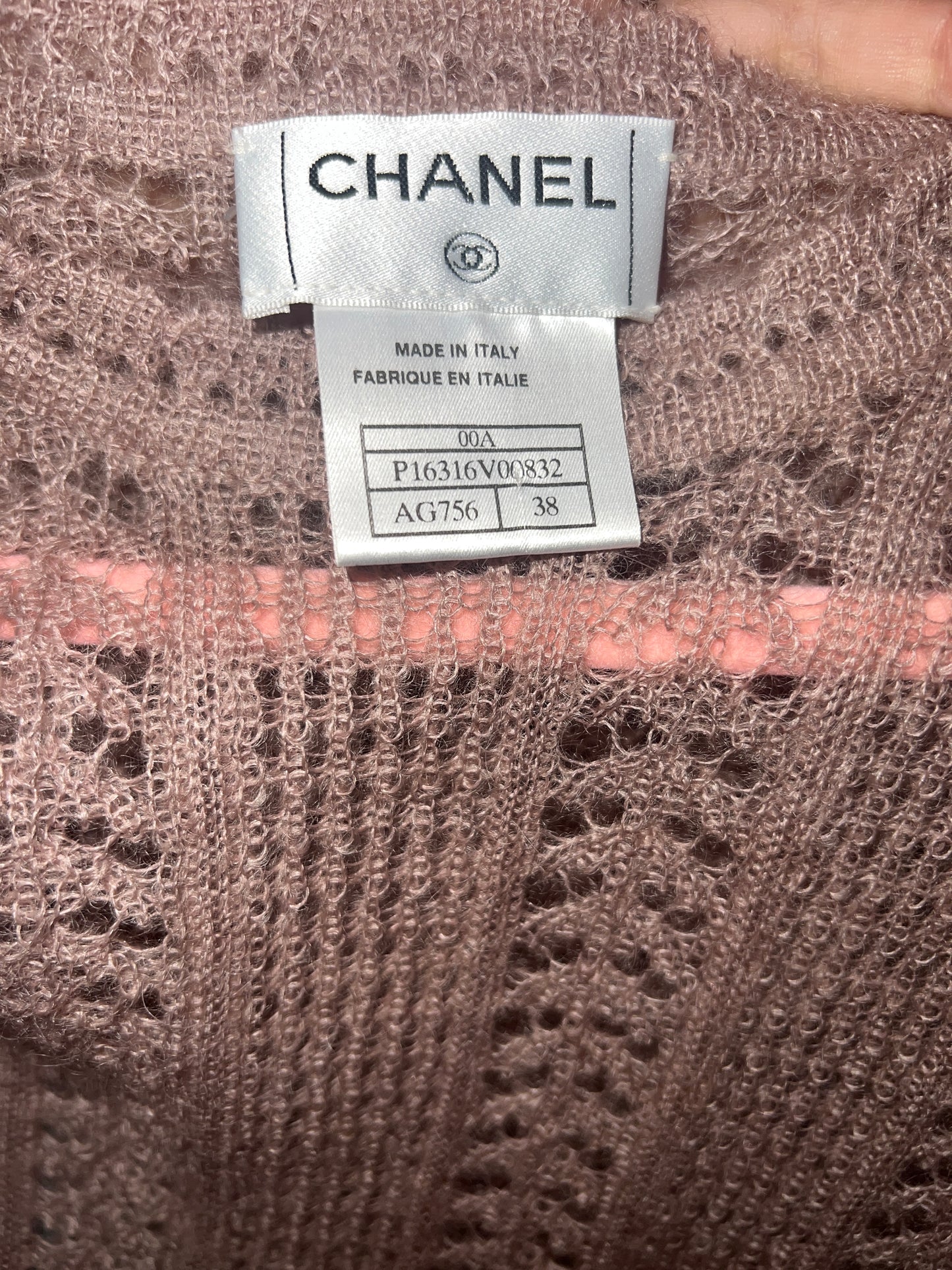 Authentic Chanel Mohair Vest